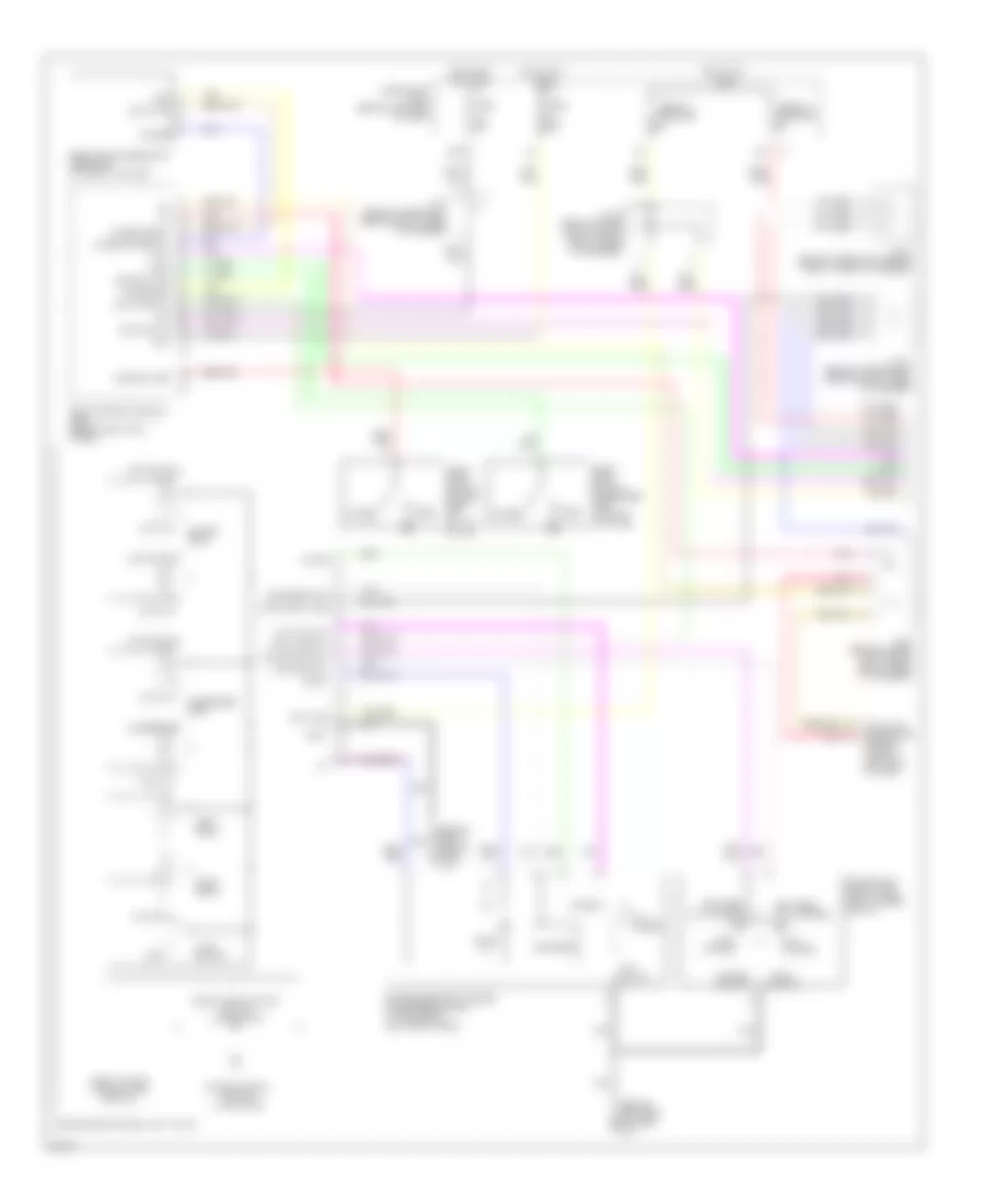 Power Windows Wiring Diagram 1 of 2 for Infiniti M45 2004