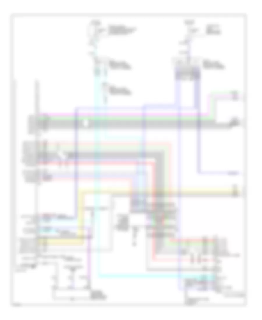 Radio Wiring Diagram 1 of 2 for Infiniti M45 2004