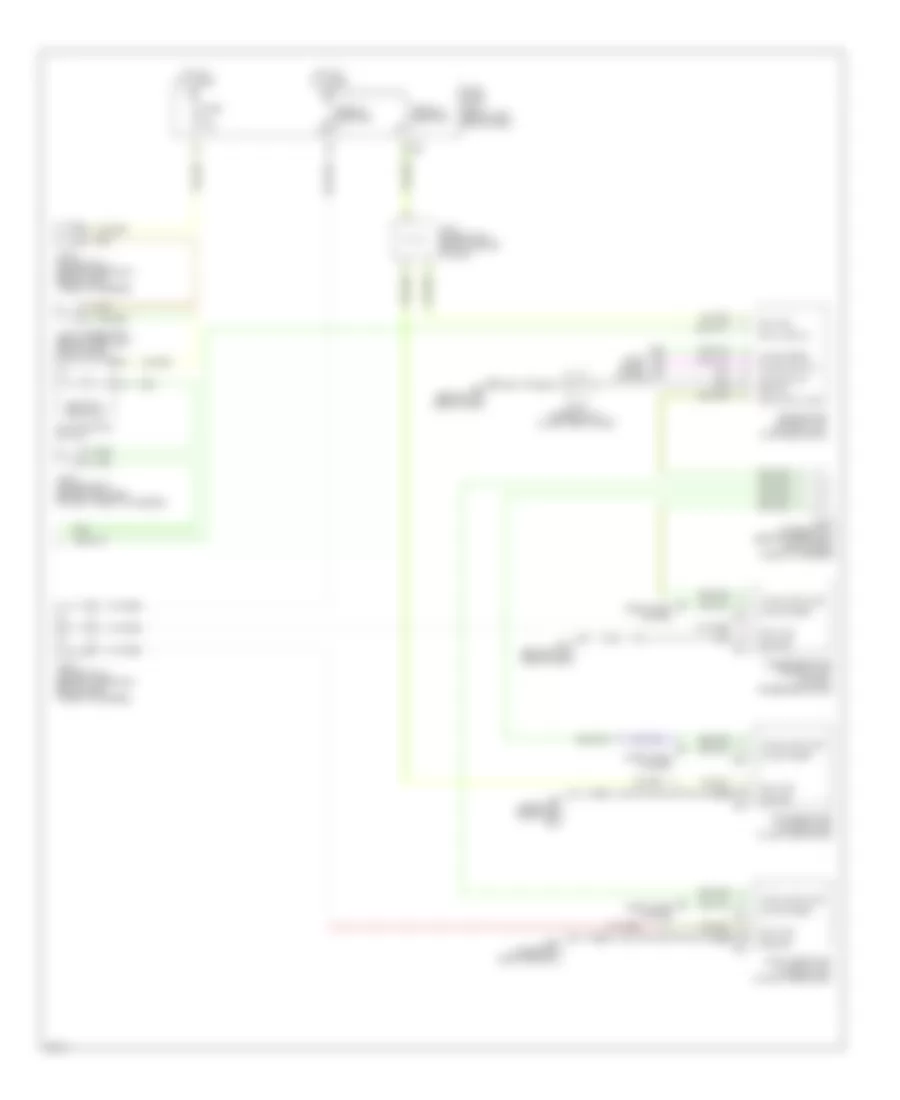 Forced Entry Wiring Diagram (2 of 2) for Infiniti Q45 2004