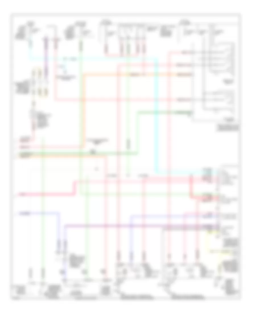 Headlamps Wiring Diagram, with DRL (2 of 2) for Infiniti Q45 2004