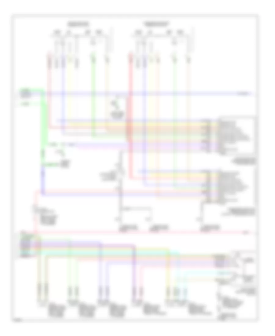 Memory Systems Wiring Diagram (2 of 3) for Infiniti Q45 2004