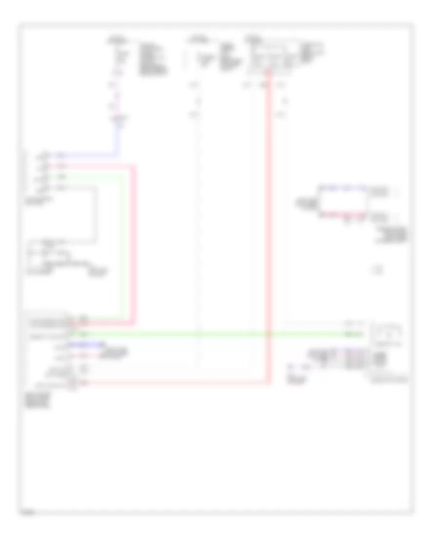 Immobilizer Wiring Diagram for Infiniti M37 x 2011