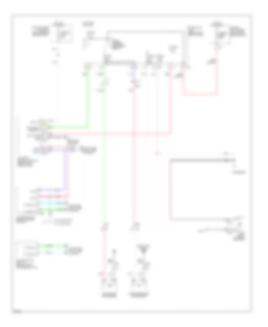 Defoggers Wiring Diagram for Infiniti M37 x 2011