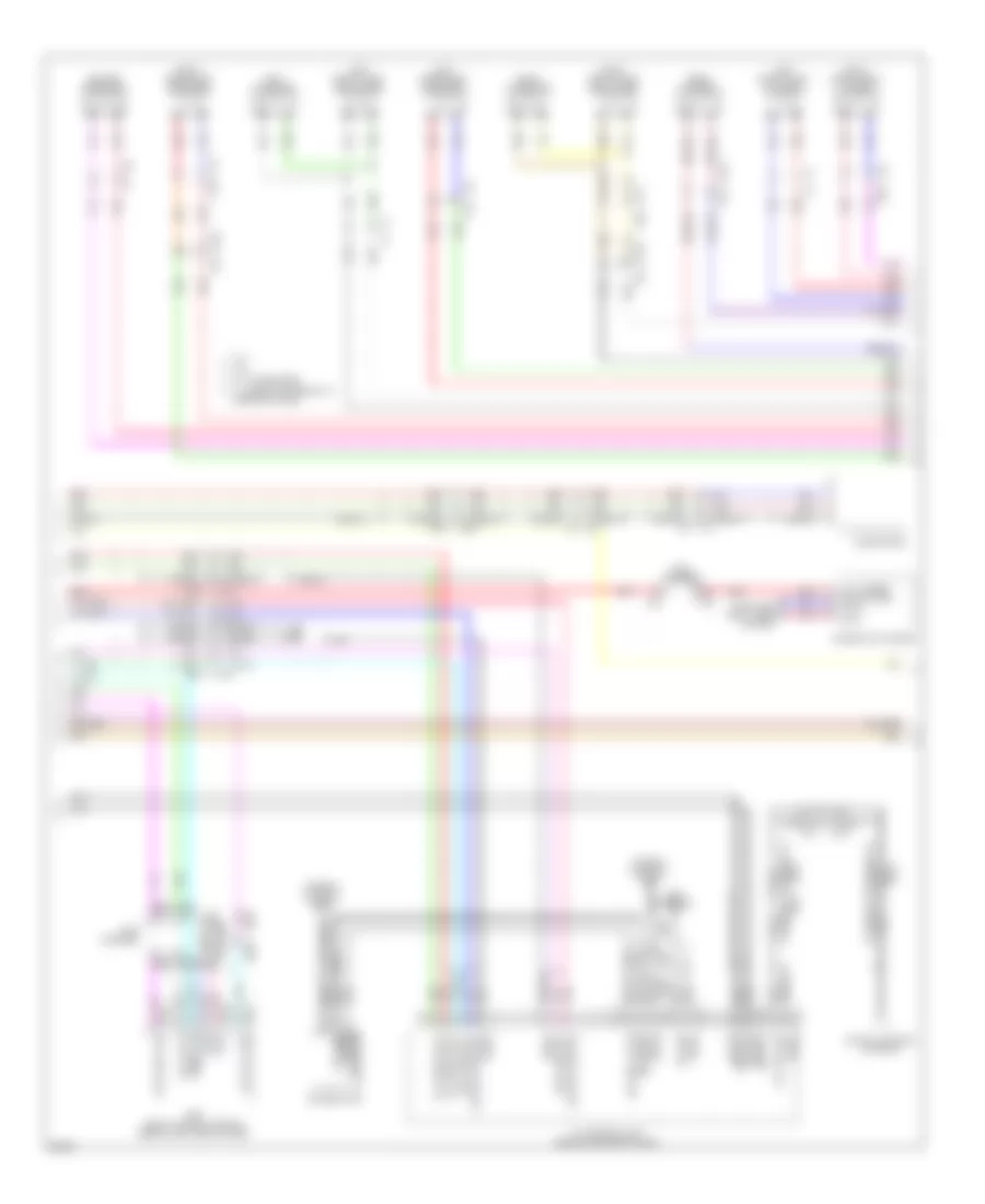 Navigation Wiring Diagram 3 of 4 for Infiniti M37 x 2011