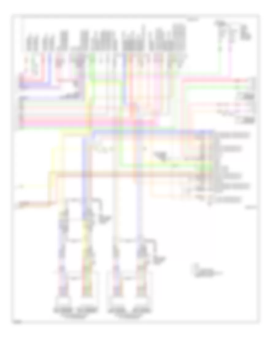 Navigation Wiring Diagram 4 of 4 for Infiniti M37 x 2011