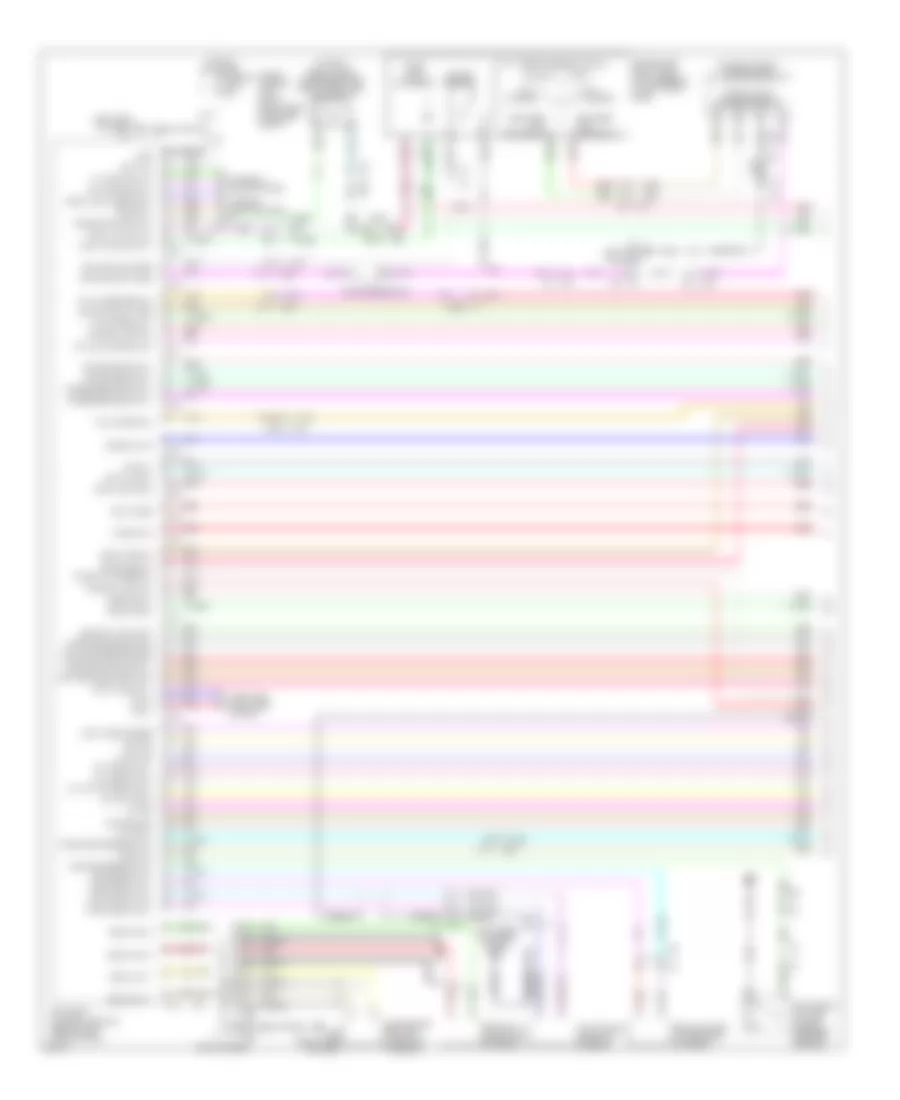 Power Door Locks Wiring Diagram 1 of 4 for Infiniti M37 x 2011
