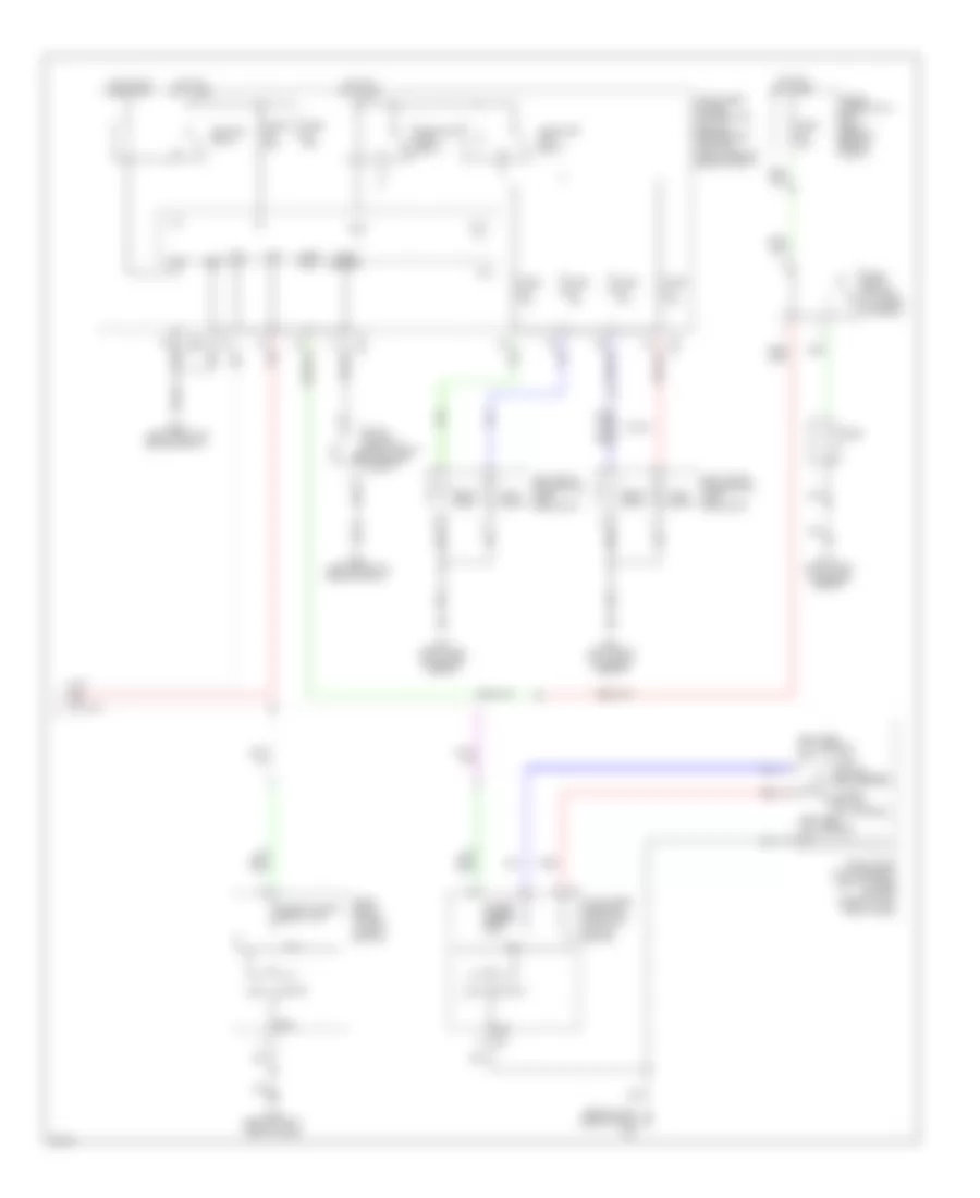 Forced Entry Wiring Diagram 2 of 2 for Infiniti QX56 2004