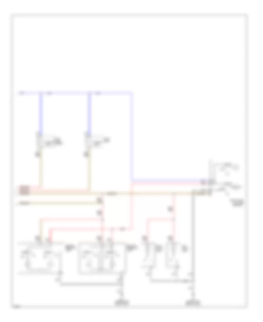 Courtesy Lamps Wiring Diagram (2 of 2) for Infiniti QX56 2004