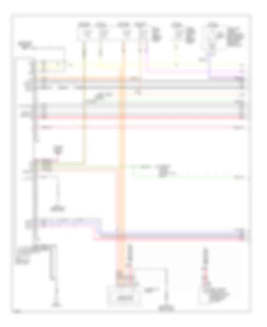 Navigation Wiring Diagram 1 of 2 for Infiniti QX56 2004