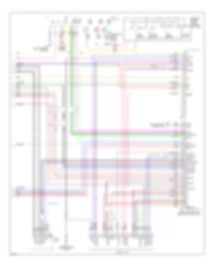 Navigation Wiring Diagram (2 of 2) for Infiniti QX56 2004