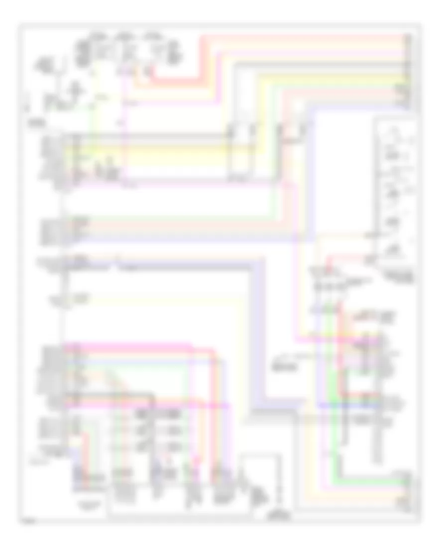 Radio Wiring Diagram (1 of 3) for Infiniti QX56 2004