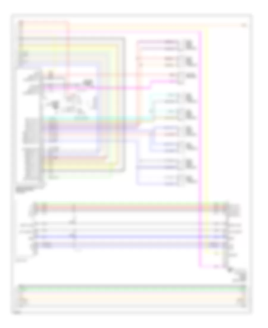 Radio Wiring Diagram 2 of 3 for Infiniti QX56 2004
