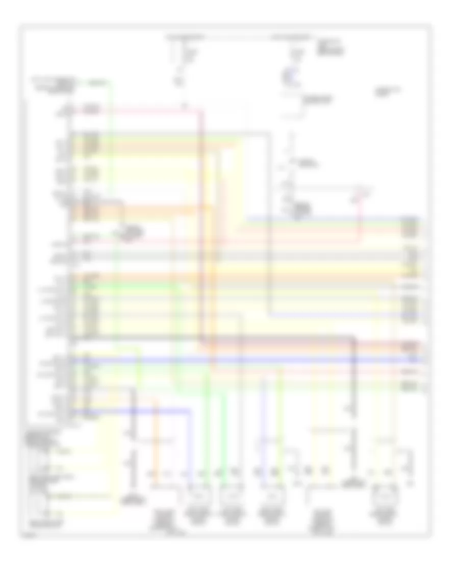 Supplemental Restraints Wiring Diagram 1 of 3 for Infiniti QX56 2004