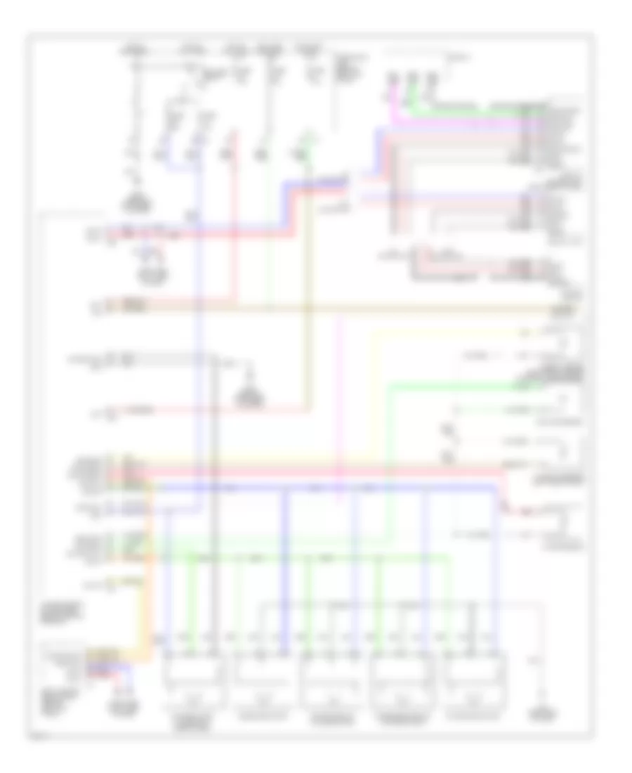 Automatic A C Wiring Diagram 1 of 2 for Infiniti FX35 2005