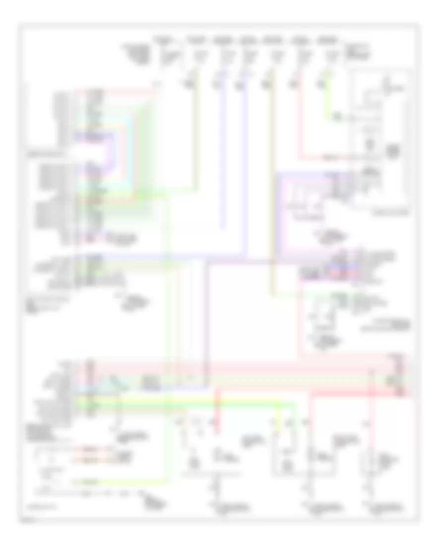 Exterior Lamps Wiring Diagram (1 of 2) for Infiniti FX35 2005