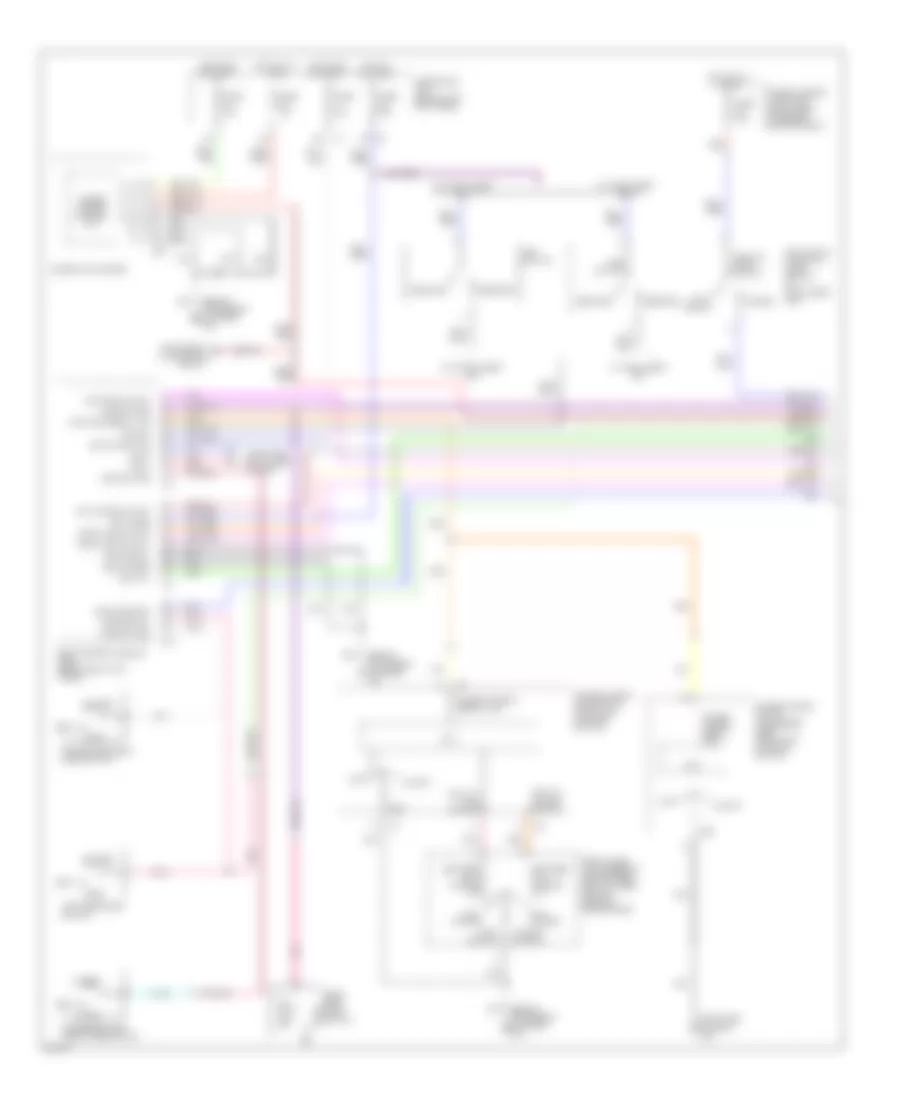 Courtesy Lamps Wiring Diagram 1 of 2 for Infiniti FX35 2005