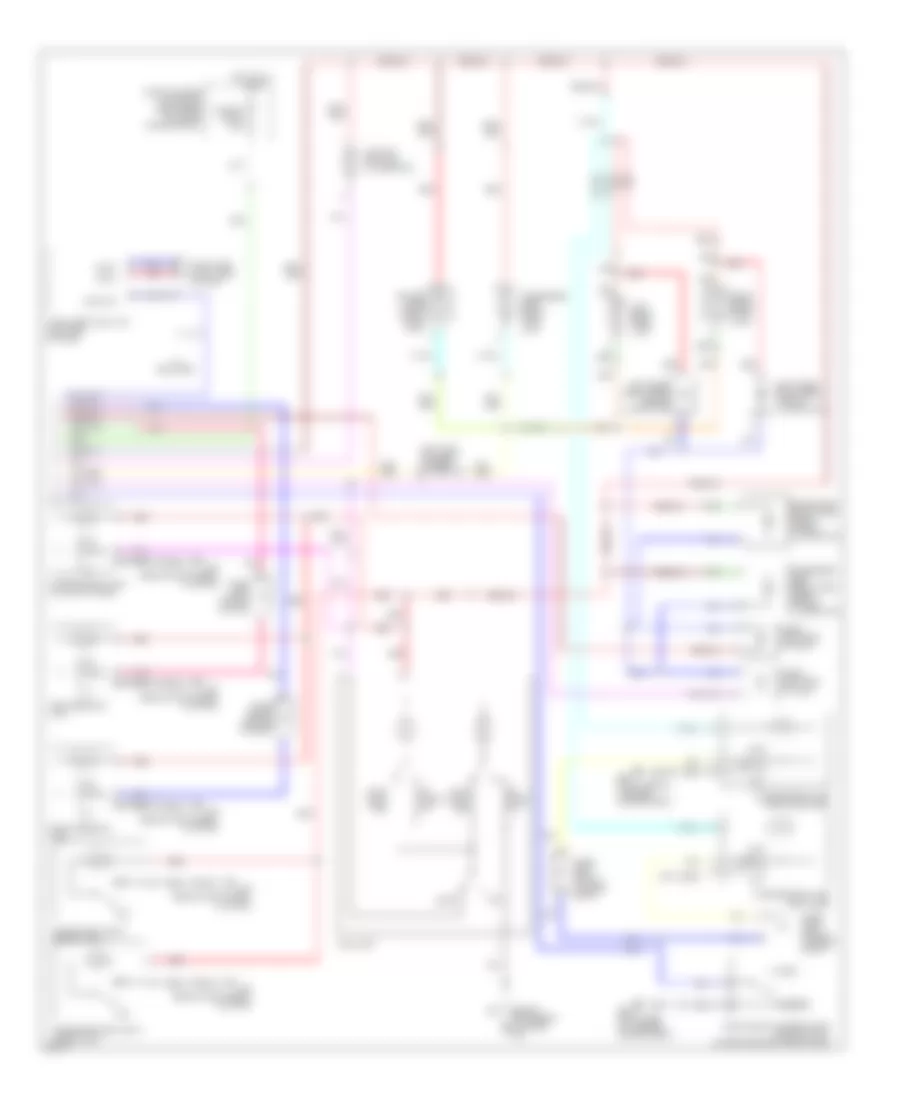Courtesy Lamps Wiring Diagram (2 of 2) for Infiniti FX35 2005