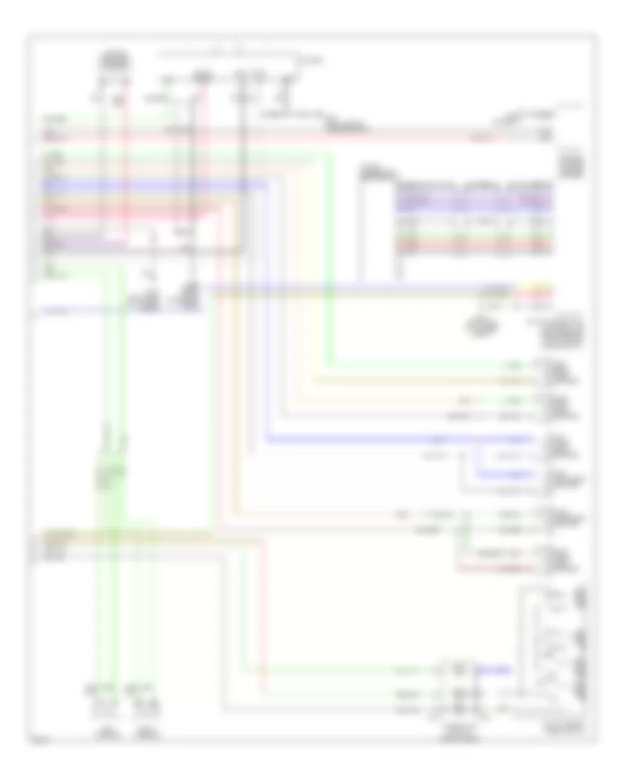 Premium Sound Radio Wiring Diagram with Navigation 2 of 2 for Infiniti FX35 2005