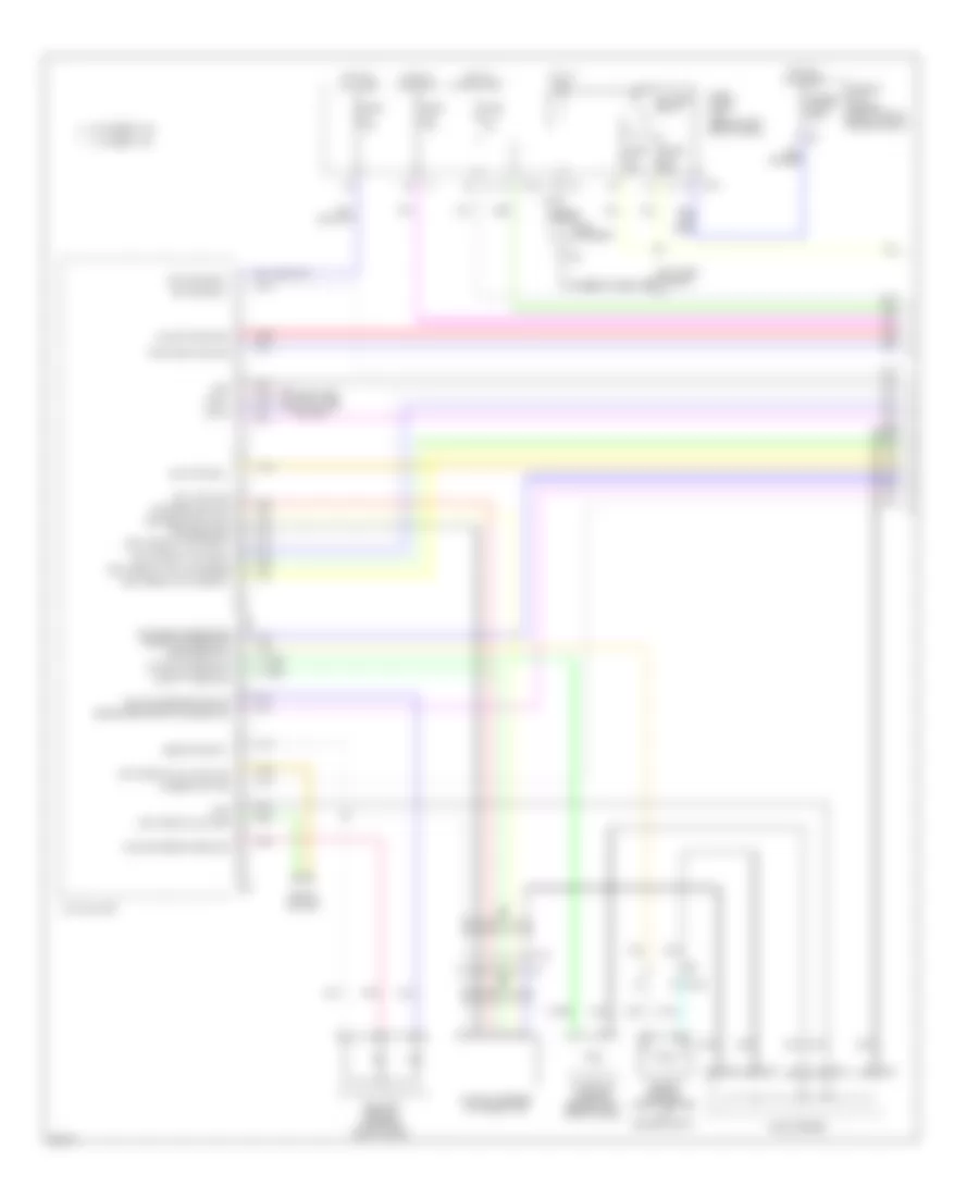 Automatic A C Wiring Diagram 1 of 4 for Infiniti M56 Sport 2011
