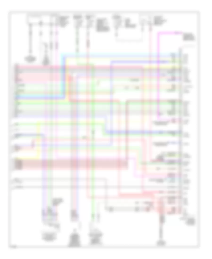 4.5L, Engine Performance Wiring Diagram (4 of 4) for Infiniti FX45 2005