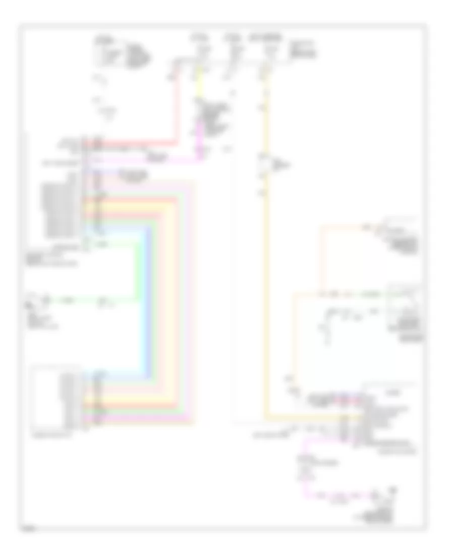 Chime Wiring Diagram for Infiniti M56 x 2011