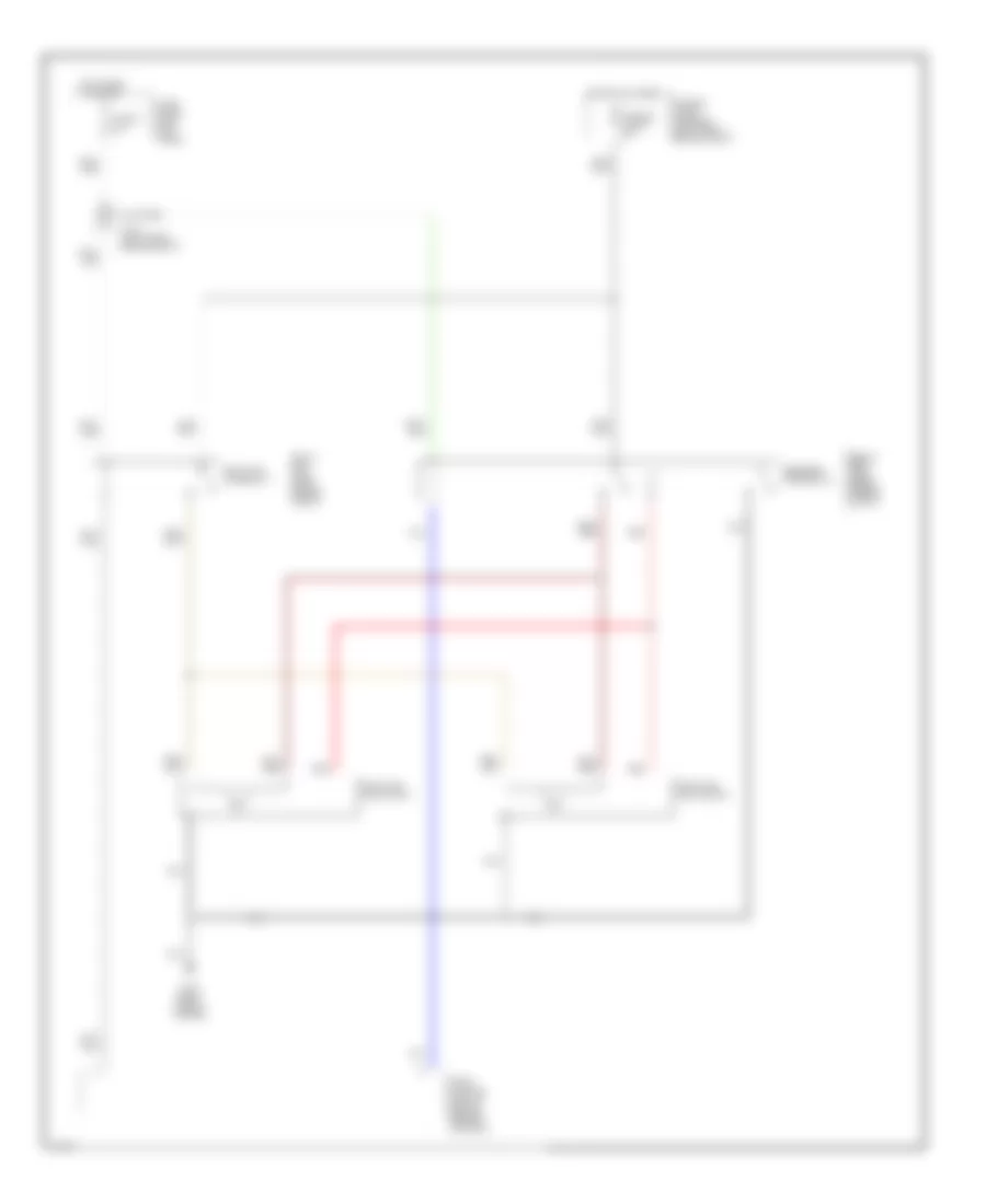 Cooling Fan Wiring Diagram A T for Infiniti G20 1991