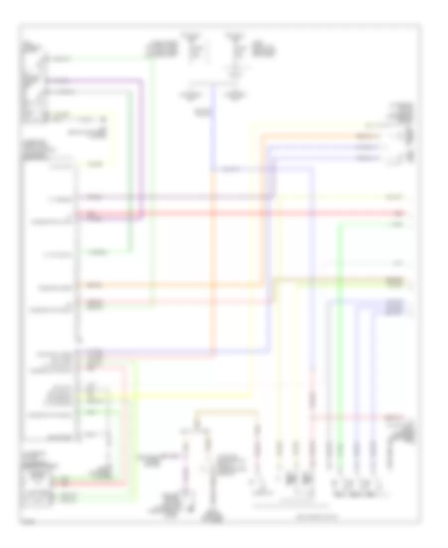 Memory Systems Wiring Diagram 1 of 2 for Infiniti G35 2005