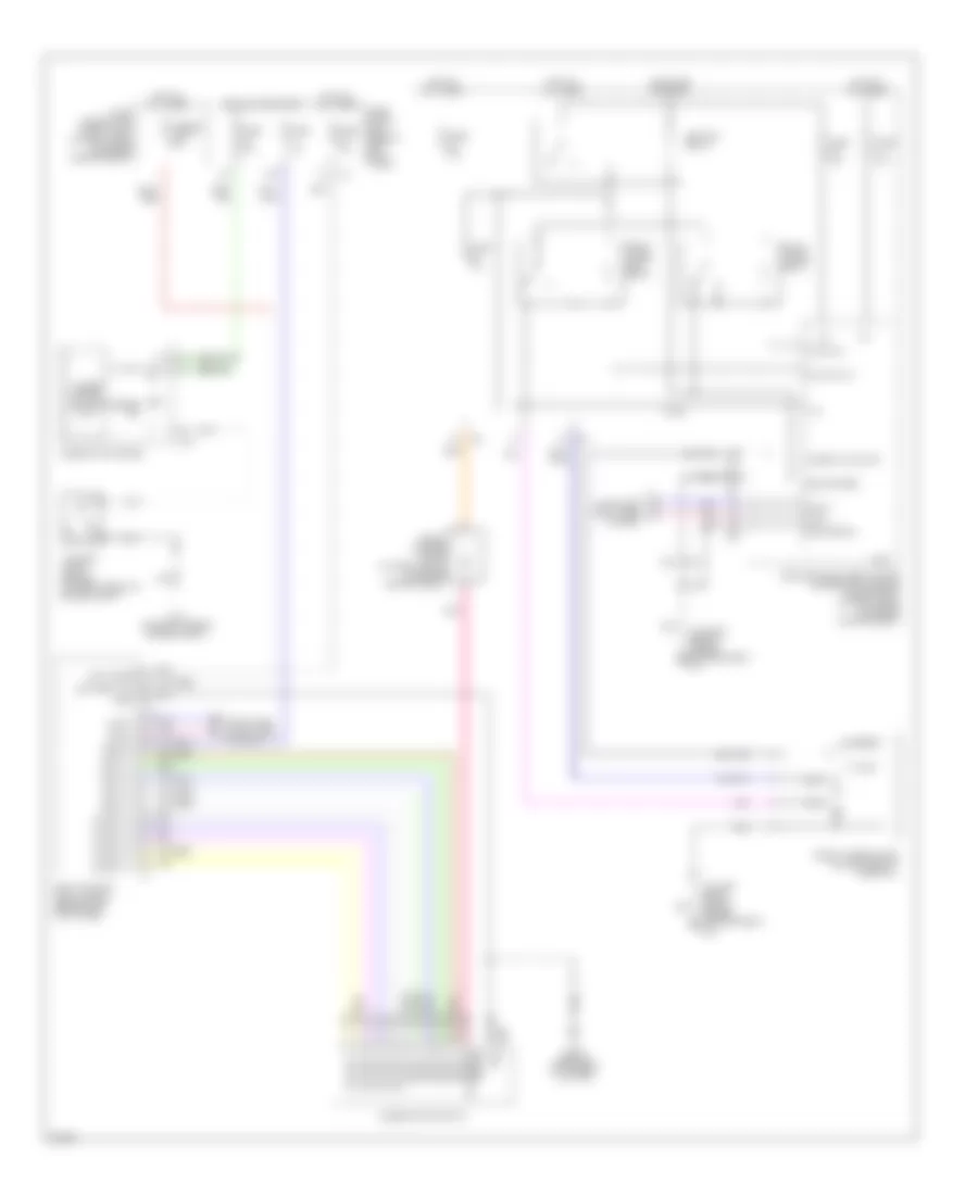 Wiper Washer Wiring Diagram for Infiniti G35 x 2005