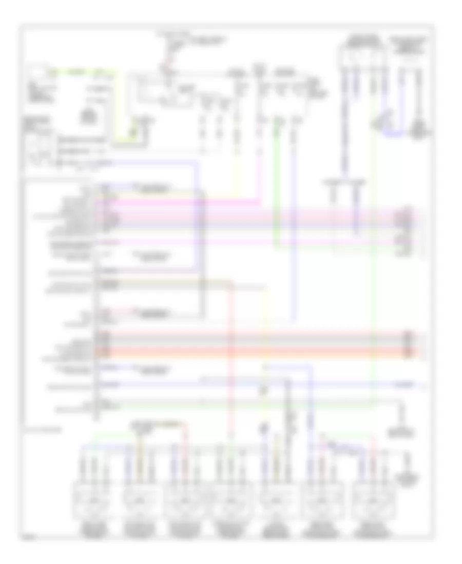Automatic A C Wiring Diagram 1 of 2 for Infiniti QX56 2011