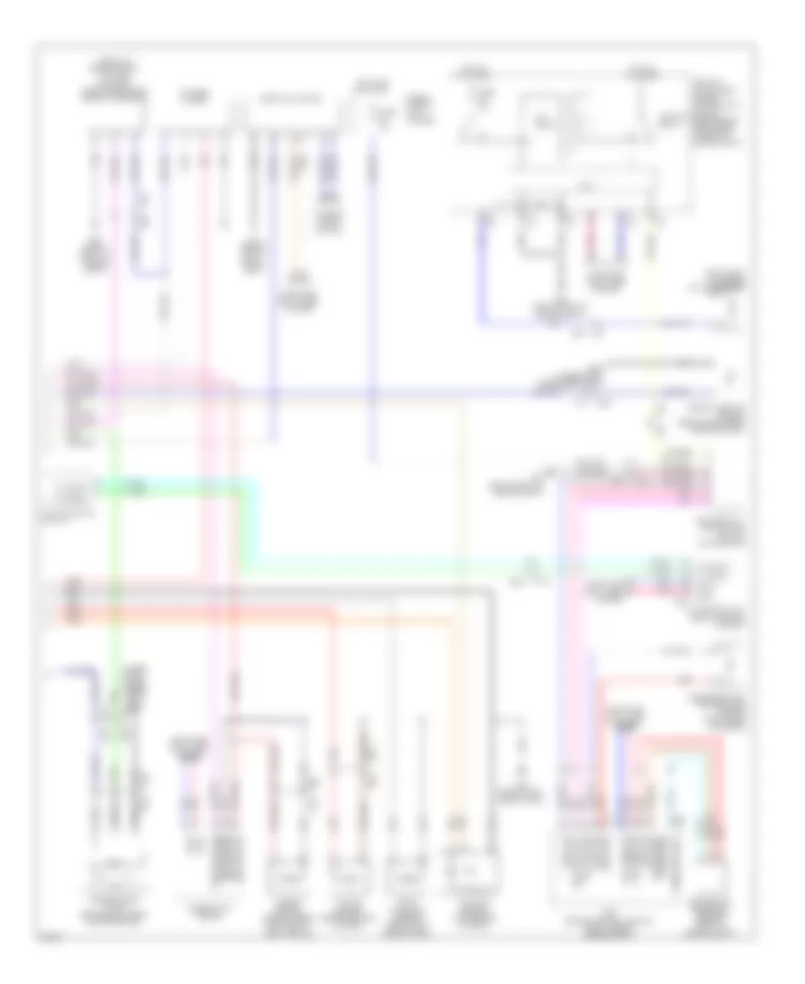 Automatic AC Wiring Diagram (2 of 2) for Infiniti QX56 2011