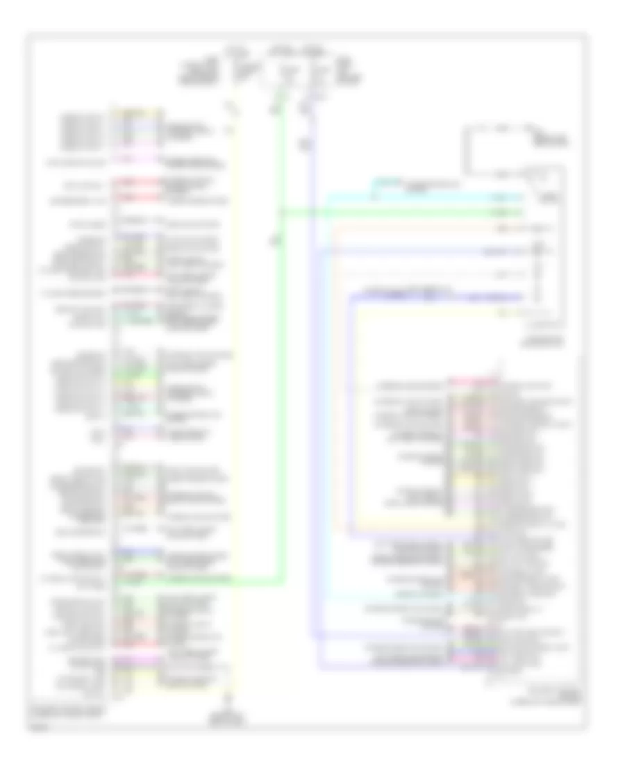 Body Control Modules Wiring Diagram for Infiniti QX56 2011