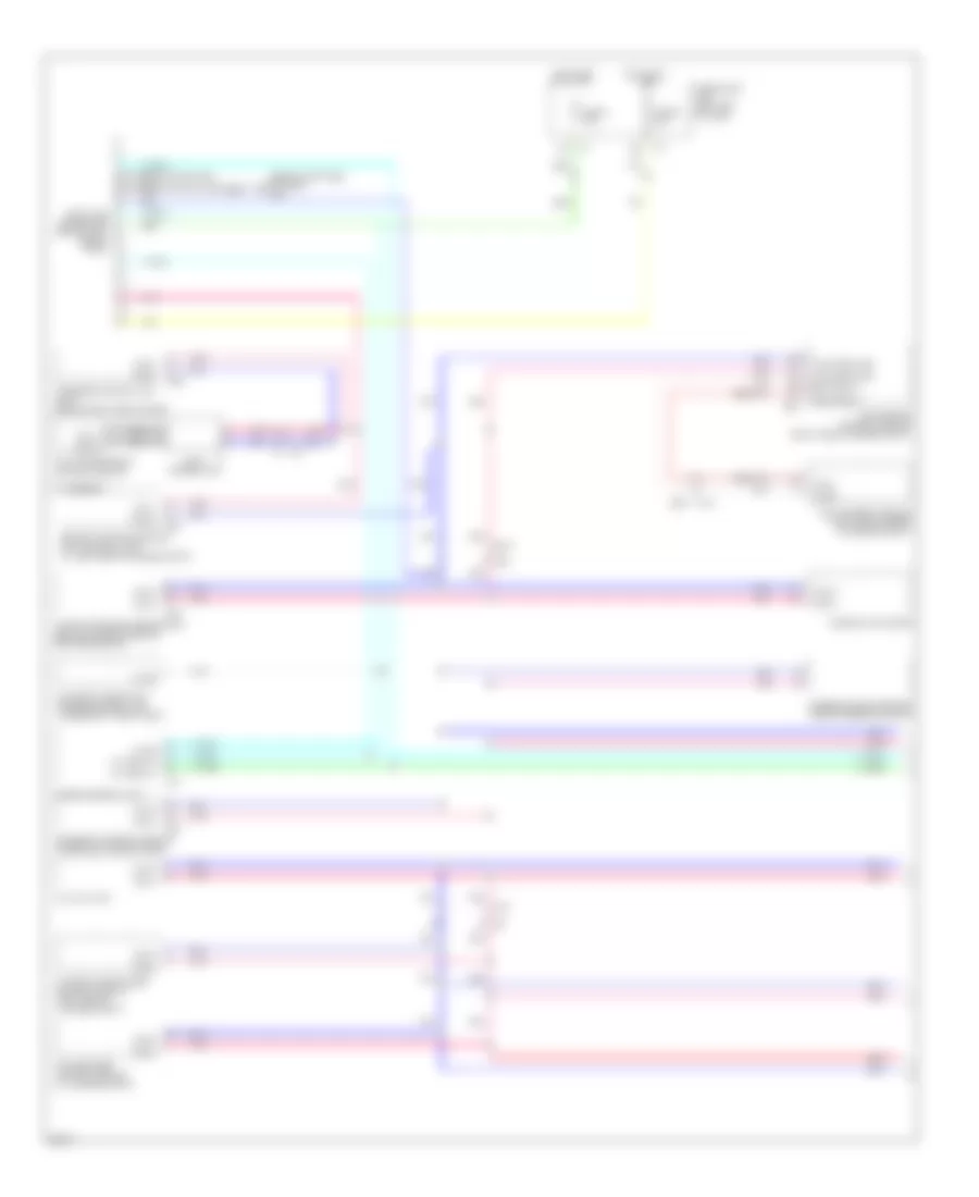 Computer Data Lines Wiring Diagram, without ICC (1 of 2) for Infiniti QX56 2011