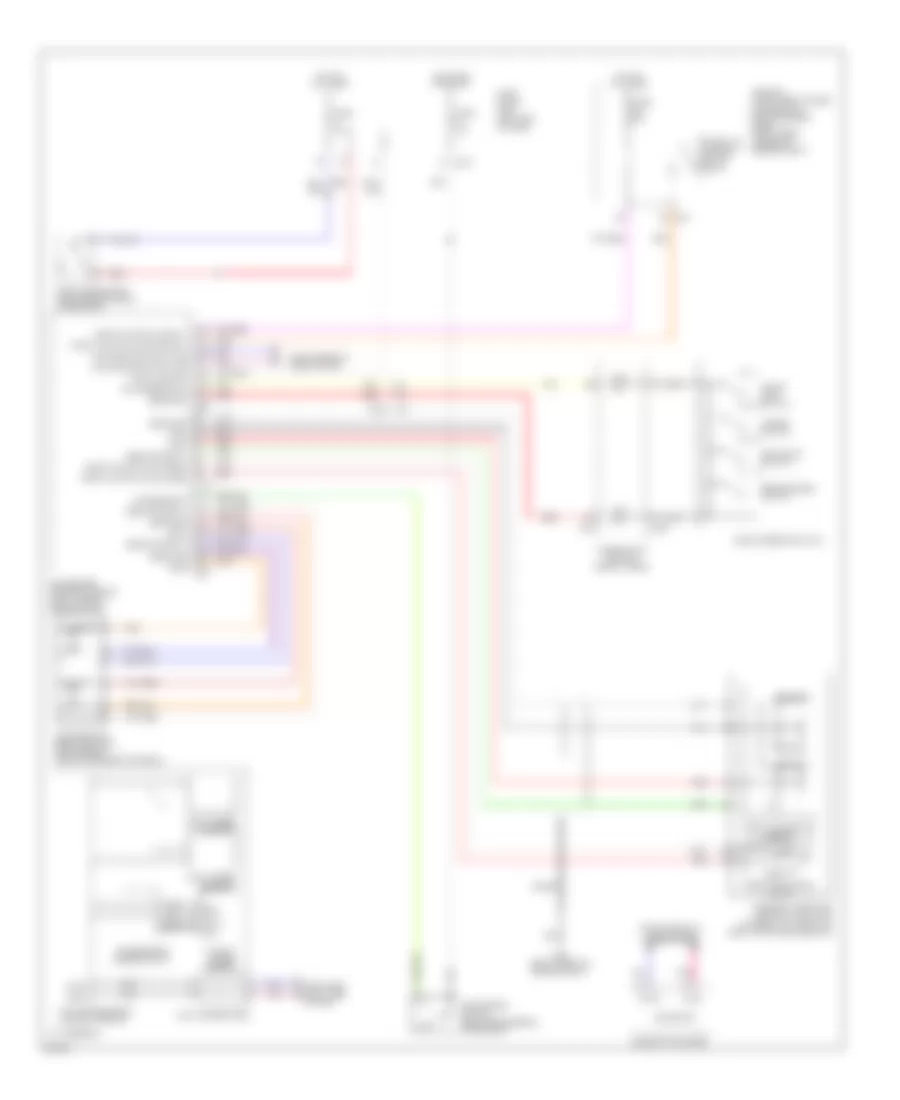 Cruise Control Wiring Diagram for Infiniti QX56 2011