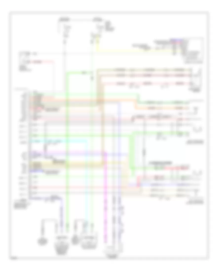 Adaptive Front Lighting Wiring Diagram for Infiniti QX56 2011