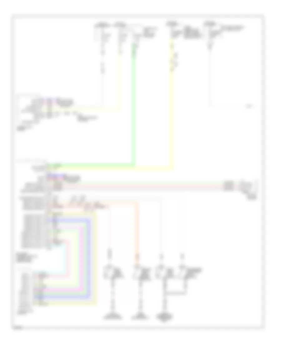 Headlamps Wiring Diagram 1 of 2 for Infiniti QX56 2011