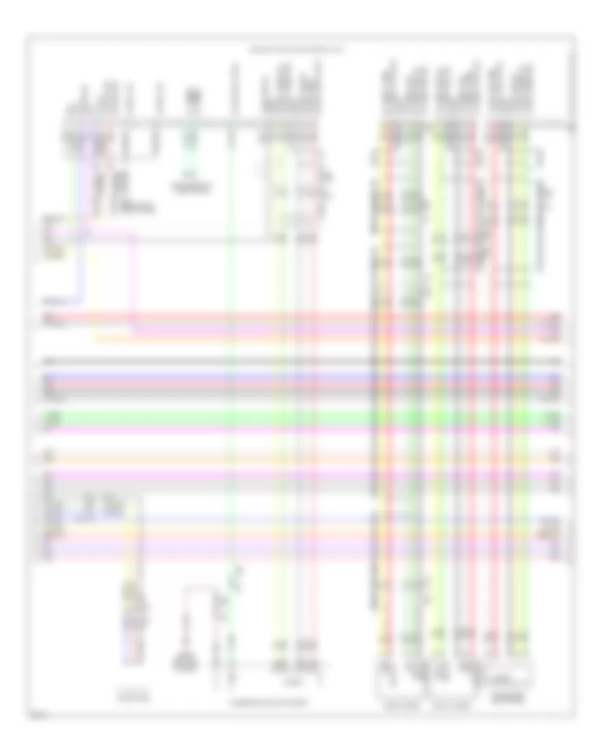 Navigation Wiring Diagram 3 of 7 for Infiniti QX56 2011
