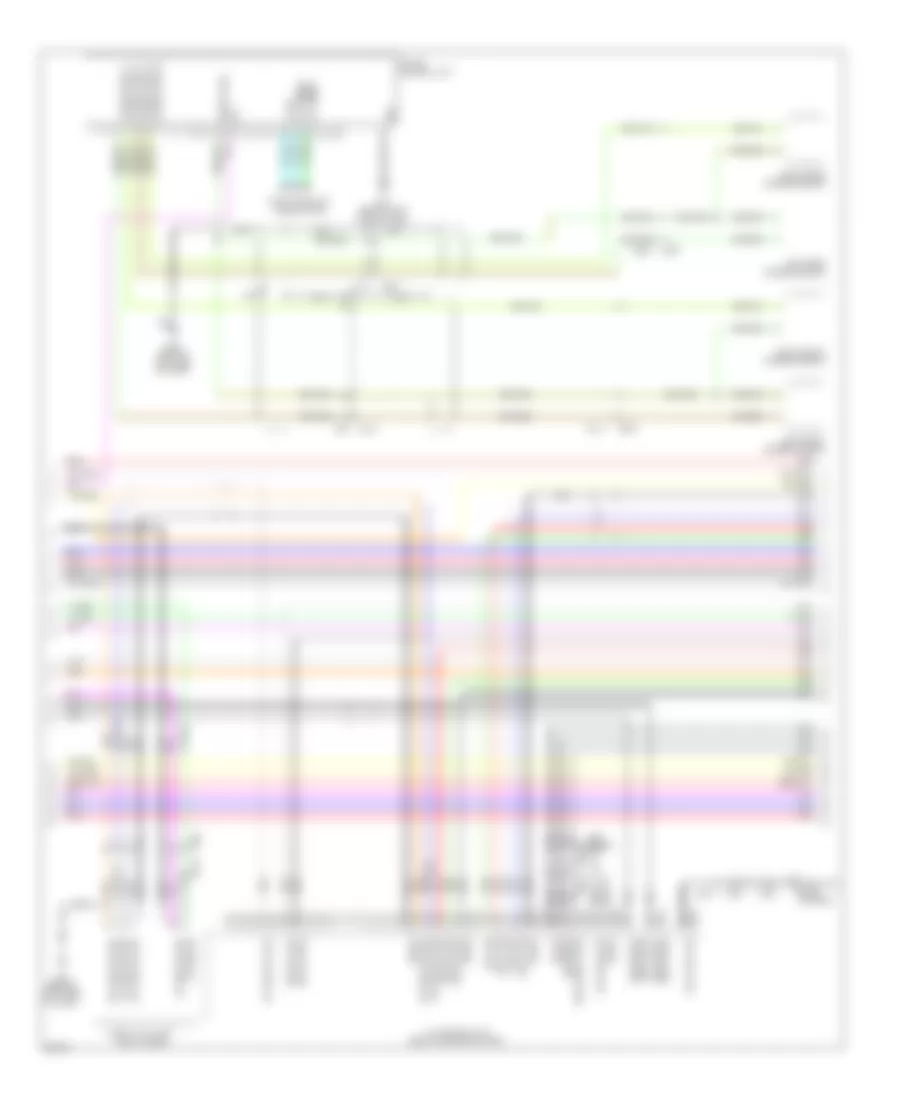Navigation Wiring Diagram (4 of 7) for Infiniti QX56 2011