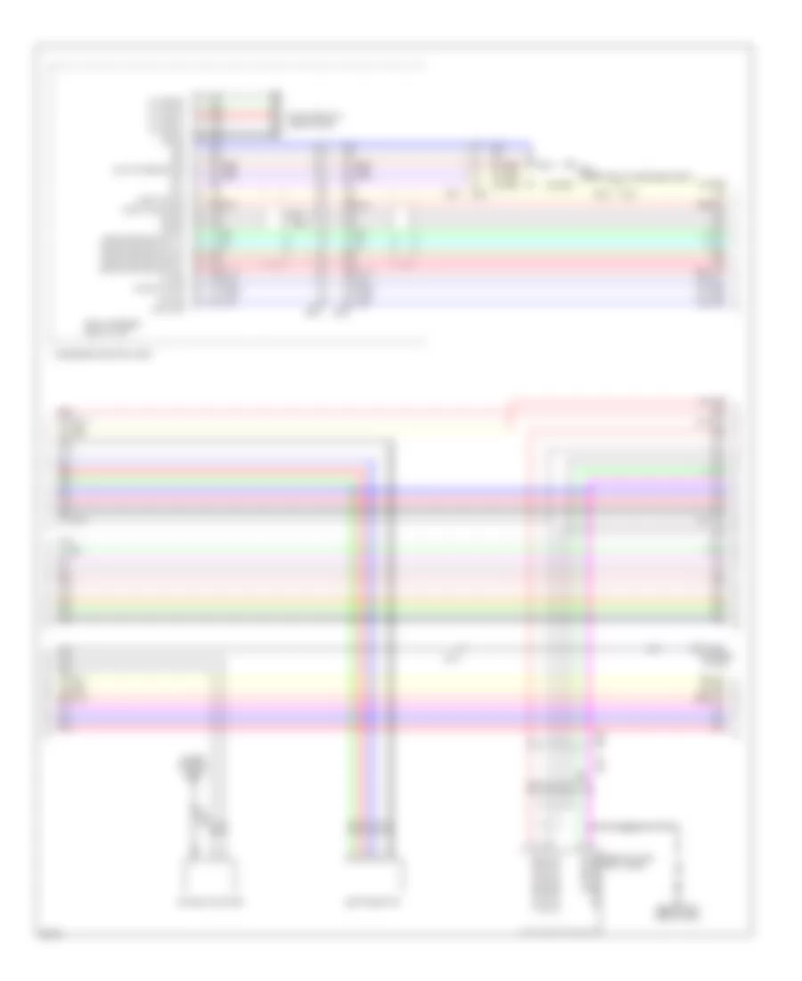 Navigation Wiring Diagram 5 of 7 for Infiniti QX56 2011