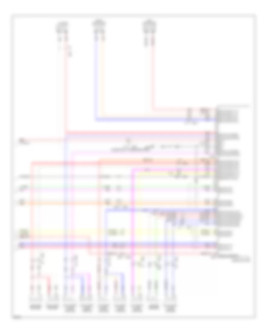 Navigation Wiring Diagram (7 of 7) for Infiniti QX56 2011