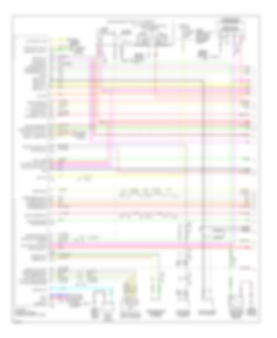 Power Door Locks Wiring Diagram 1 of 4 for Infiniti QX56 2011