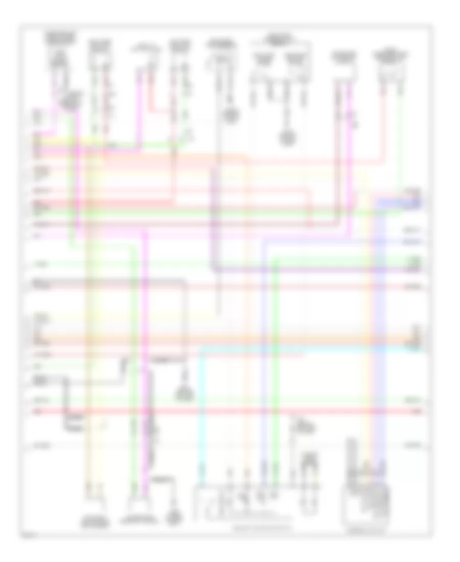 Power Door Locks Wiring Diagram 2 of 4 for Infiniti QX56 2011