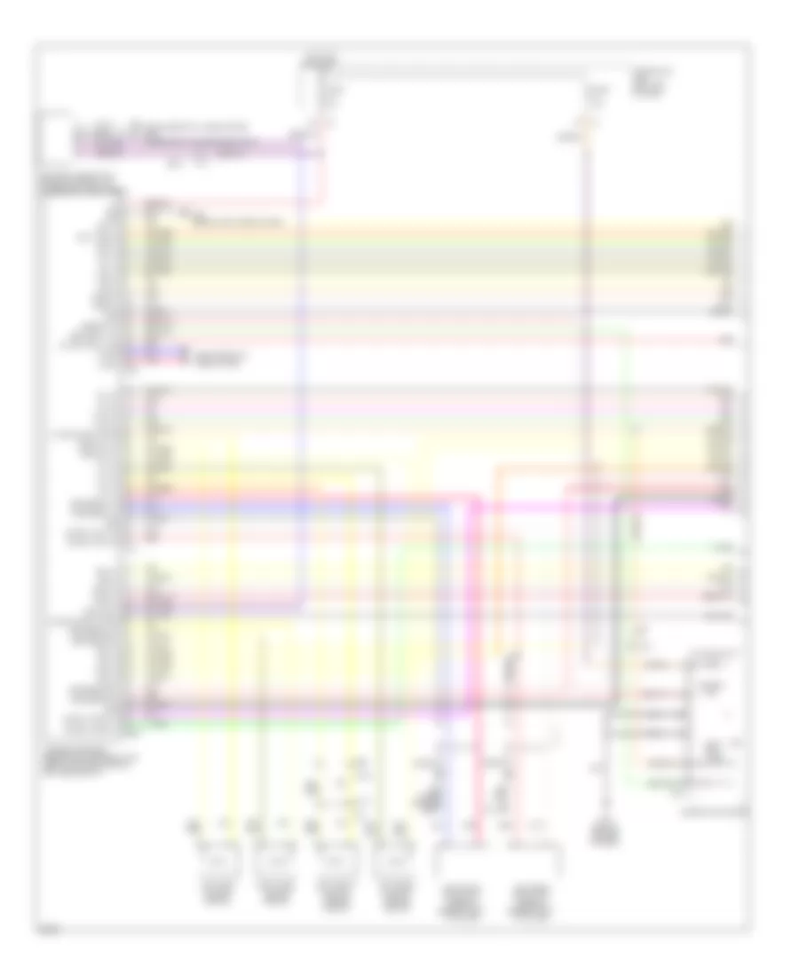 Supplemental Restraints Wiring Diagram 1 of 3 for Infiniti QX56 2011