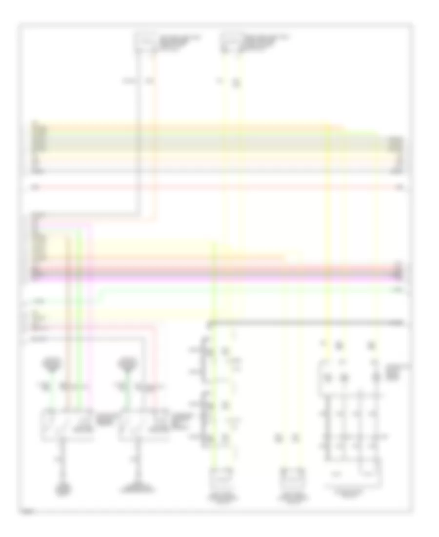 Supplemental Restraints Wiring Diagram 2 of 3 for Infiniti QX56 2011