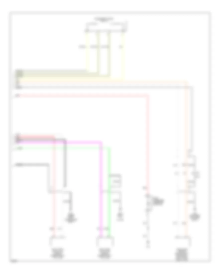 Supplemental Restraints Wiring Diagram 3 of 3 for Infiniti QX56 2011