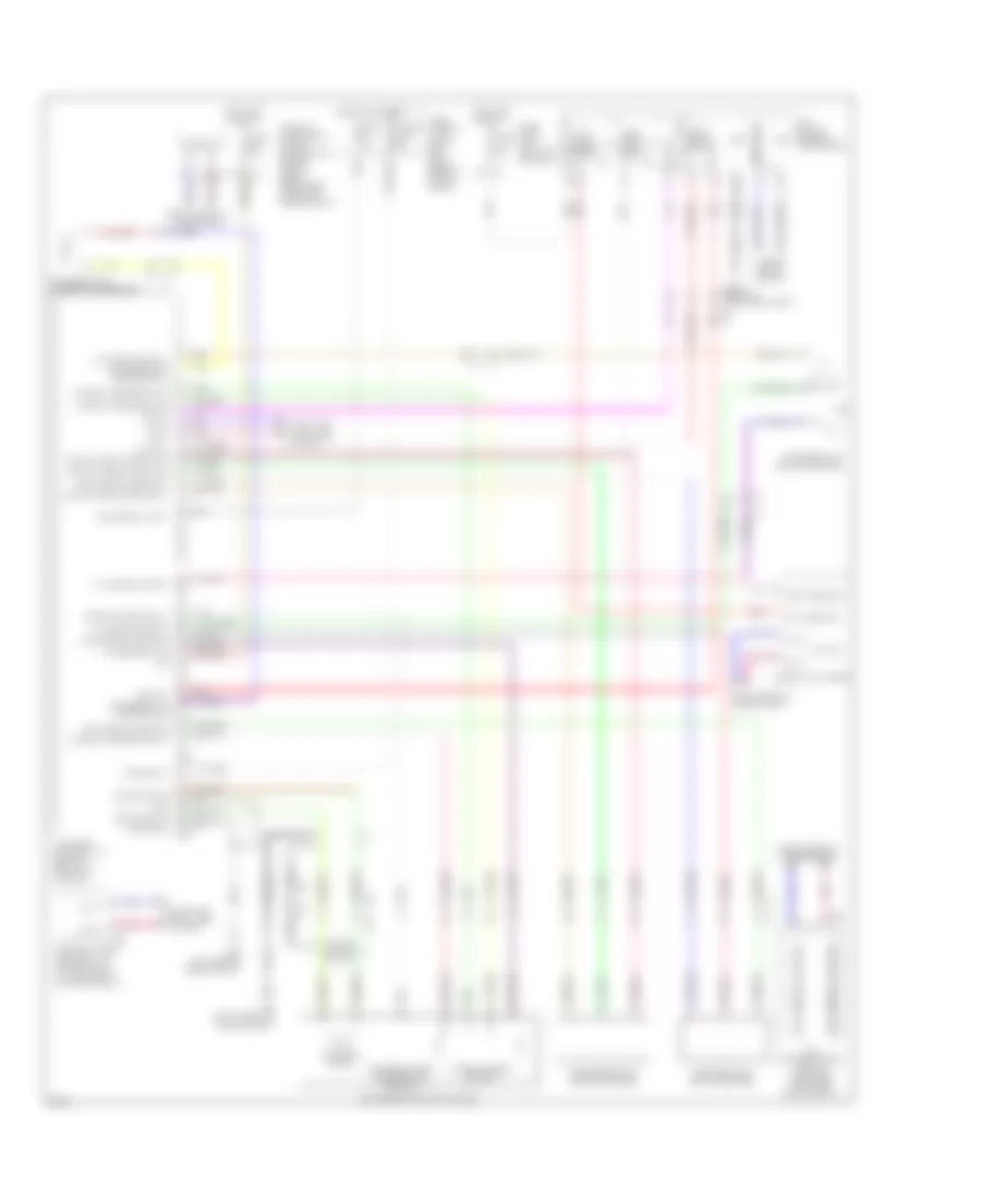 4WD Wiring Diagram for Infiniti QX56 2011