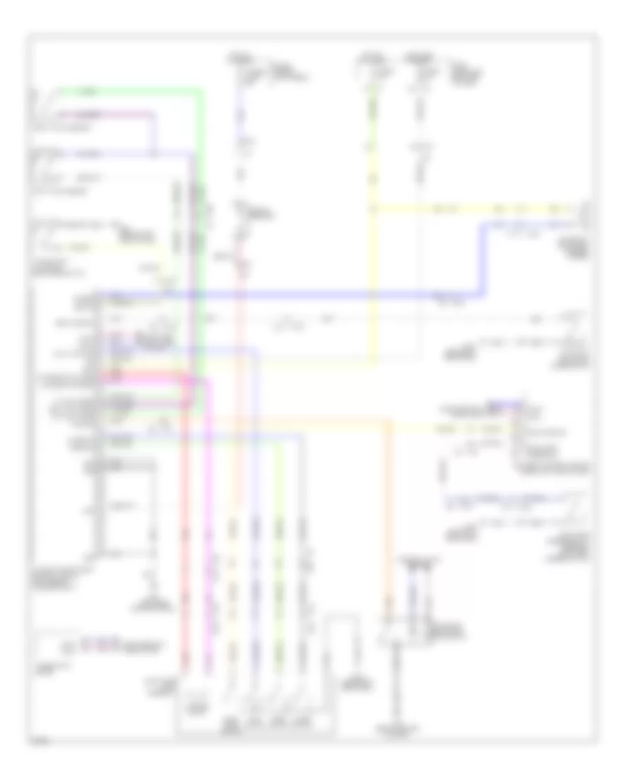Automatic Back Door Wiring Diagram for Infiniti QX56 2011