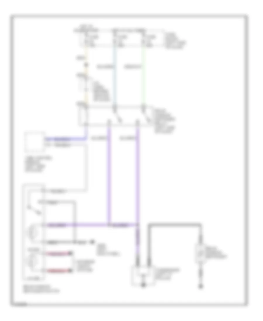 Rear Defogger Wiring Diagram for Infiniti Q45 1991