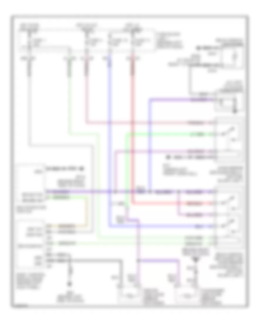 Defoggers Wiring Diagram for Infiniti Q45 2005