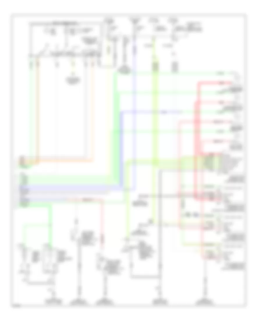 Courtesy Lamps Wiring Diagram 2 of 2 for Infiniti Q45 2005