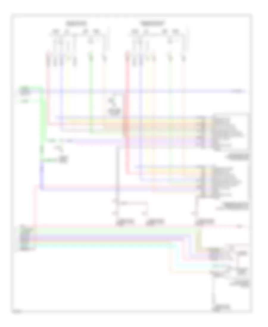 Memory Systems Wiring Diagram (2 of 3) for Infiniti Q45 2005
